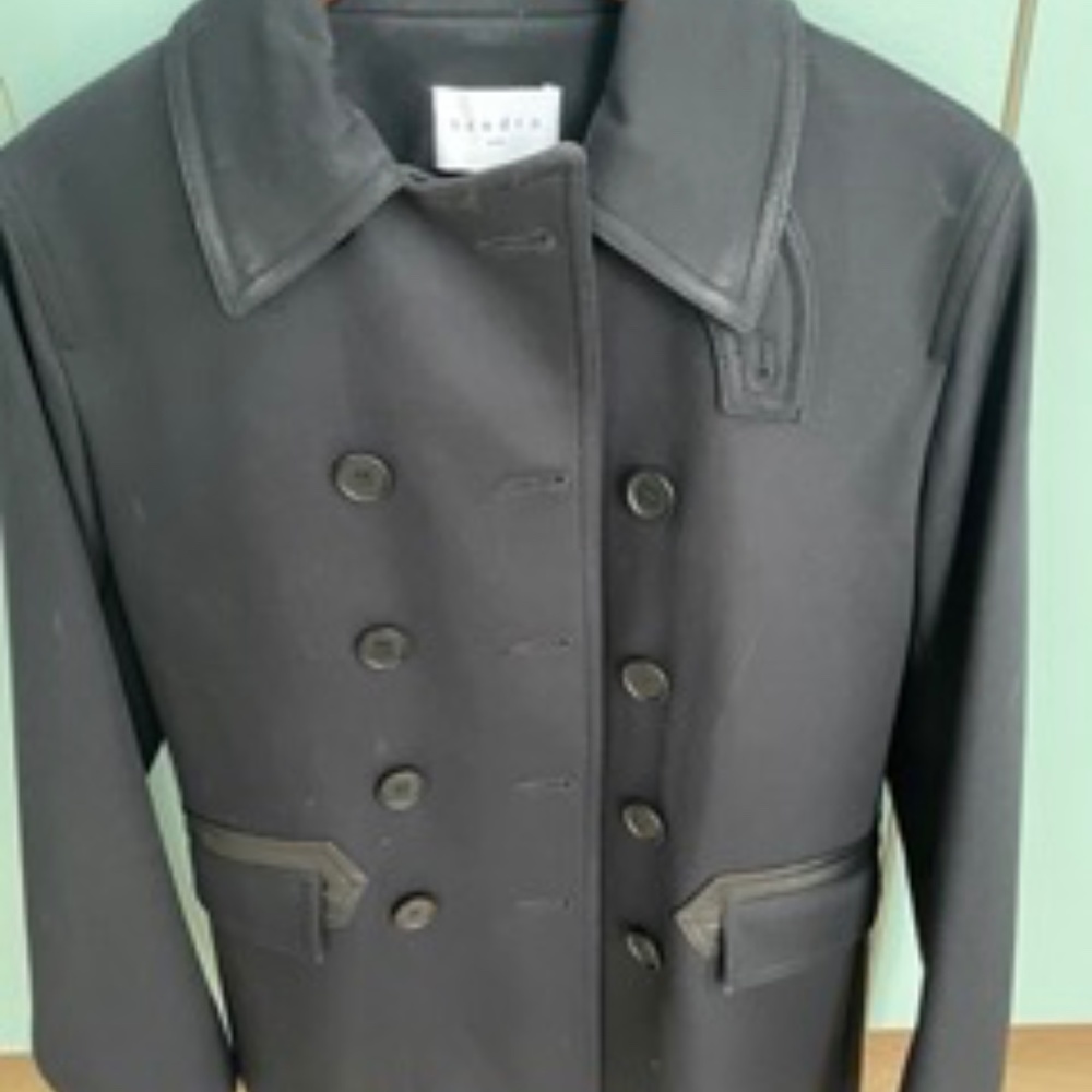 Sandro Navy Peacoat Size S
